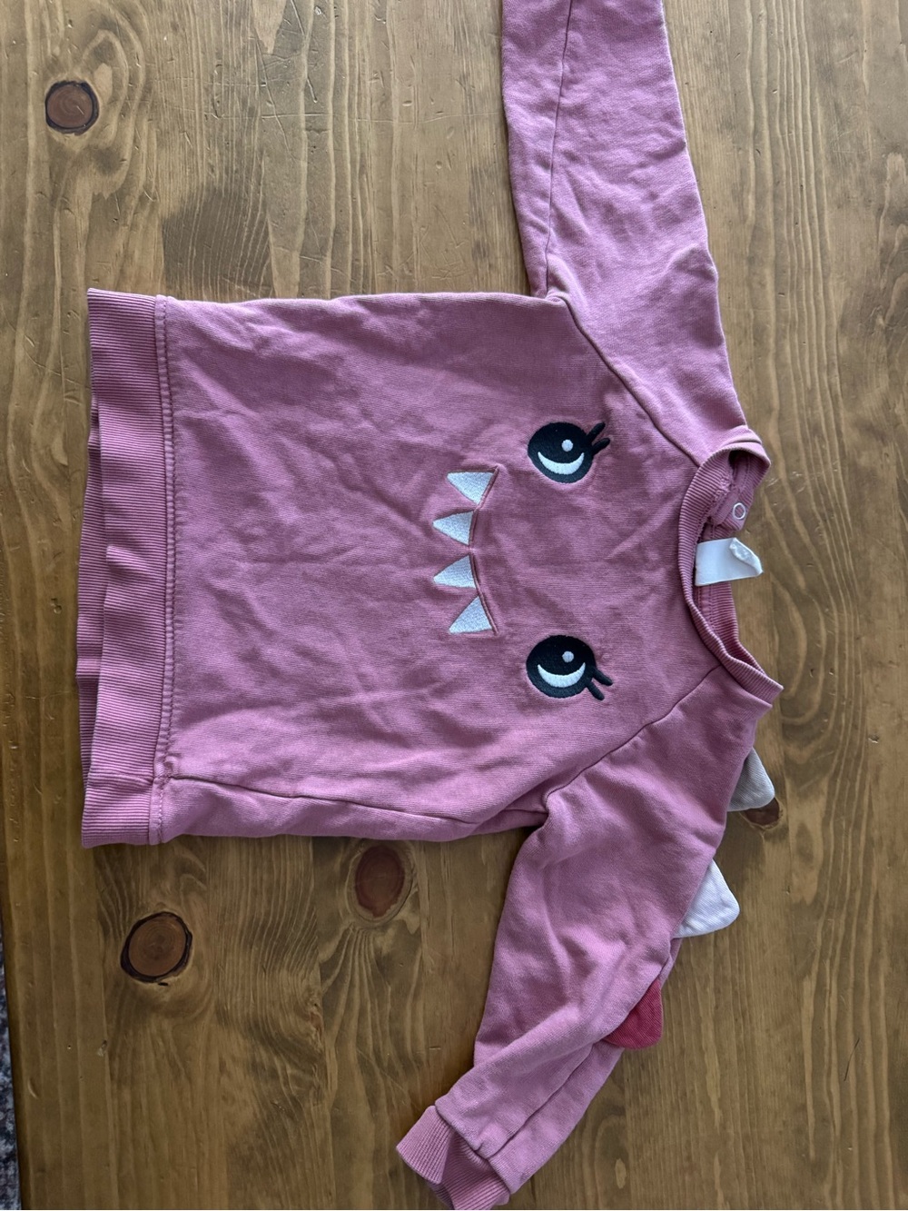 H&M Pink Monster Face Sweatshirt